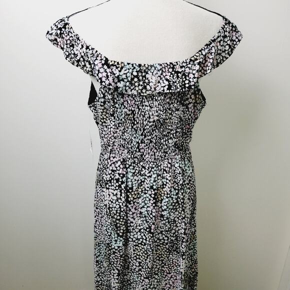 To Be Spoiled NWT Floral Side Slit Midi Maxi Dress - Sundress Sz XL - Picture 7 of 14